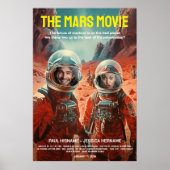 Personalisierte Mars Science Fiction Film Poster (Vorne)