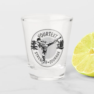 Personalisierte Martial Arts JUDO Japan Kampfsport Schnapsglas