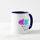 Personalisierte "Mary" Beste Mama und Freundlichke Tasse (VorderseiteRechts)