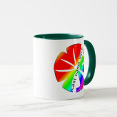 Personalisierte "Mary" Name Sphere Farbenfrohe Reg Tasse (VorderseiteRechts)