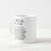 Personalisierte Maschinendefinition Kaffeetasse (Vorderseite Links)