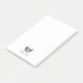 Personalisierte Maskenmaske Post-it Klebezettel (angewinkelt)