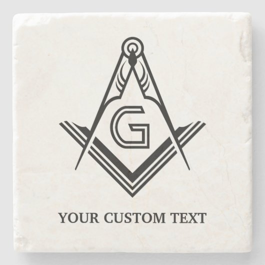 Personalisierte Masonic-Geschenke | Untersetzer au (Vorderseite)