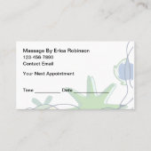 Personalisierte Massage-Termin-Karten Visitenkarte (Vorderseite)