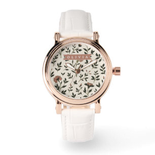 Personalisierte Maßanfertigung Elegant Neutrale Vi Armbanduhr