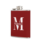 Personalisierte Maßanfertigung mit Monogramm Flachmann (Links)