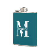 Personalisierte Maßanfertigung mit Monogramm Flachmann (Links)
