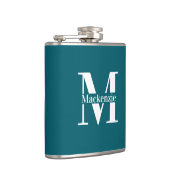 Personalisierte Maßanfertigung mit Monogramm Flachmann (Rechts)