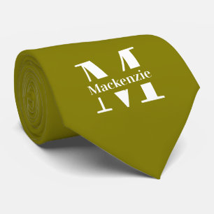 Personalisierte Maßanfertigung mit Monogramm Krawatte