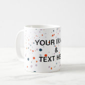 Personalisierte Maßgeschneiderte abstrakte Kunst f Kaffeetasse (Vorderseite Links)