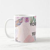 Personalisierte Maßgeschneiderte abstrakte Kunst f Kaffeetasse (Links)