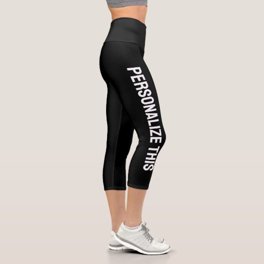 Personalisierte, maßgeschneiderte capri leggings (Rechts)