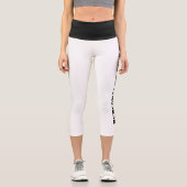 Personalisierte, maßgeschneiderte capri leggings (Vorderseite)