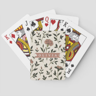 Personalisierte Maßgeschneiderte Elegante Neutrale Spielkarten