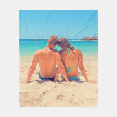 Personalisierte Maßgeschneiderte Foto Fleece Blank (Vorderseite)