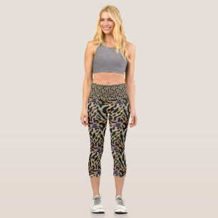 Personalisierte maßgeschneiderte hochtaillierte Yo Capri Leggings