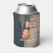 Personalisierte, maßgeschneiderte Hochzeitskenntni Dosenkühler (Kanne Rückseite)