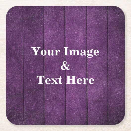 Personalisierte Maßgeschneiderte Ihr eigenes Foto Rechteckiger Pappuntersetzer (Vorderseite)