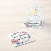 Personalisierte Maßgeschneiderte Ihr eigenes Foto Rechteckiger Pappuntersetzer (Vor Ort)