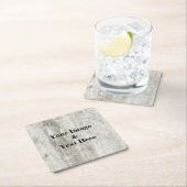 Personalisierte Maßgeschneiderte Ihr eigenes Foto Rechteckiger Pappuntersetzer (Vor Ort)