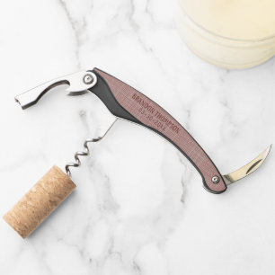 Personalisierte maßgeschneiderte klassisch elegant kellnermesser