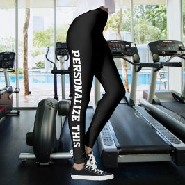 Personalisierte, maßgeschneiderte leggings
