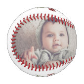 Personalisierte, maßgeschneiderte Mütter Day Baseb Baseball (Vorderseite Links)