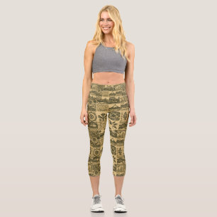 Personalisierte maßgeschneiderte Yoga-Caprihosen m Capri Leggings