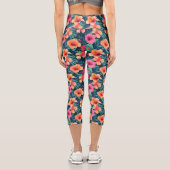 Personalisierte maßgeschneiderte Yoga Capris mit h (Rückseite)