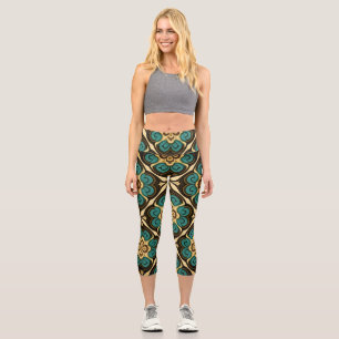 Personalisierte maßgeschneiderte Yoga-Capris mit h Capri Leggings