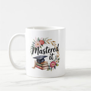 Personalisierte Master-Abschlussfeier Kaffeetasse