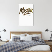 Personalisierte Master-Absolventenklasse 2026 Leinwanddruck (Insitu (Schlafzimmer))