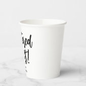 Personalisierte Master-Grad-Abschluss meistert es Pappbecher (Links)