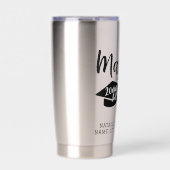 Personalisierte Master-Grad-Abschluss meistert es Thermobecher (Vorderseite)