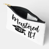 Personalisierte Master-Grad-Abschluss meistert es Zubehörtasche (Offen)