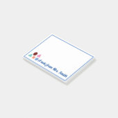 PERSONALISIERTE MATH Post-it-Notizen Post-it Klebezettel (angewinkelt)