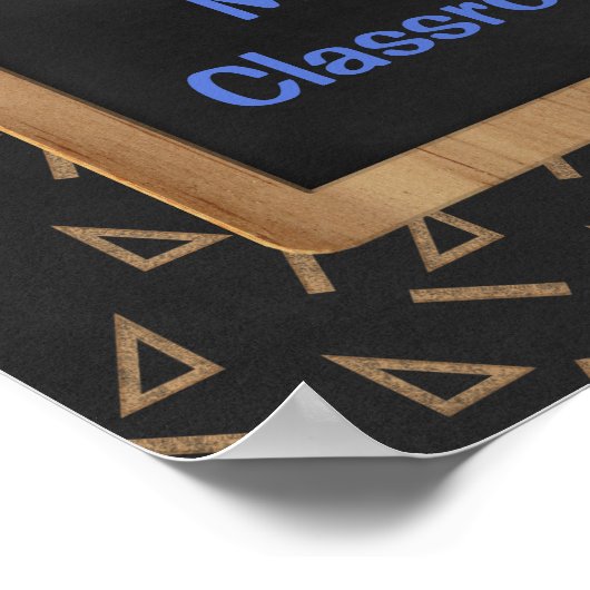 Personalisierte Mathematik-Klassenposter und -prot Poster (Ecke)