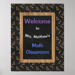 Personalisierte Mathematik-Klassenposter und -prot Poster