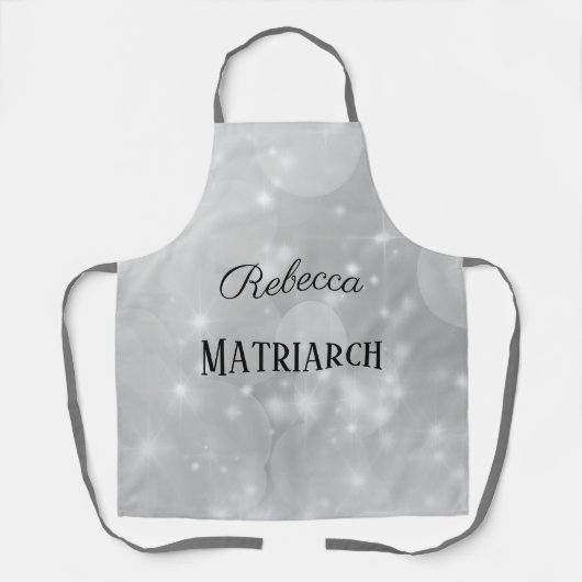Personalisierte Matriarchmutter Schürze (Vorderseite)