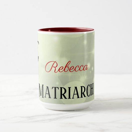 Personalisierte Matriarchmütter Tasse (Zentrum)