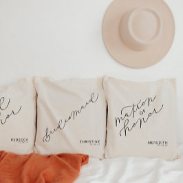 Personalisierte Matron of Honor Niedlich Script To Tragetasche