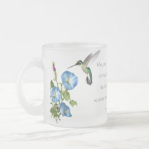 Personalisierte Mattierte Hummingbird-Tasse