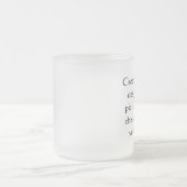 Personalisierte mattierte Tasse (Mittel)