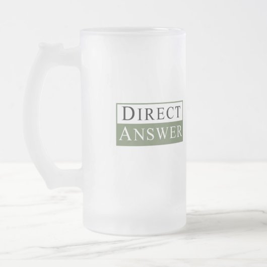 Personalisierte mattierte Tasse (Links)