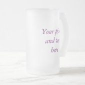 Personalisierte mattierte Tasse (VorderseiteRechts)