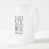 Personalisierte Mattierte Tasse für Boyfriend (VorderseiteRechts)