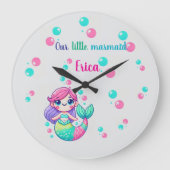 Personalisierte Mauermauer-Uhr Große Wanduhr (Vorderseite)