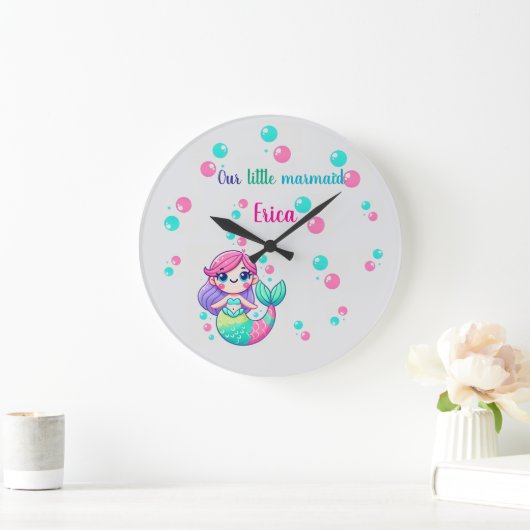 Personalisierte Mauermauer-Uhr Große Wanduhr (Zuhause)