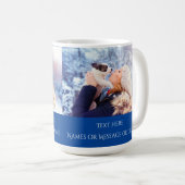 Personalisierte Maus mit Foto und Text oder Lösche Kaffeetasse (VorderseiteRechts)