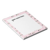 Personalisierte Maus Notepad Notizblock (angewinkelt)